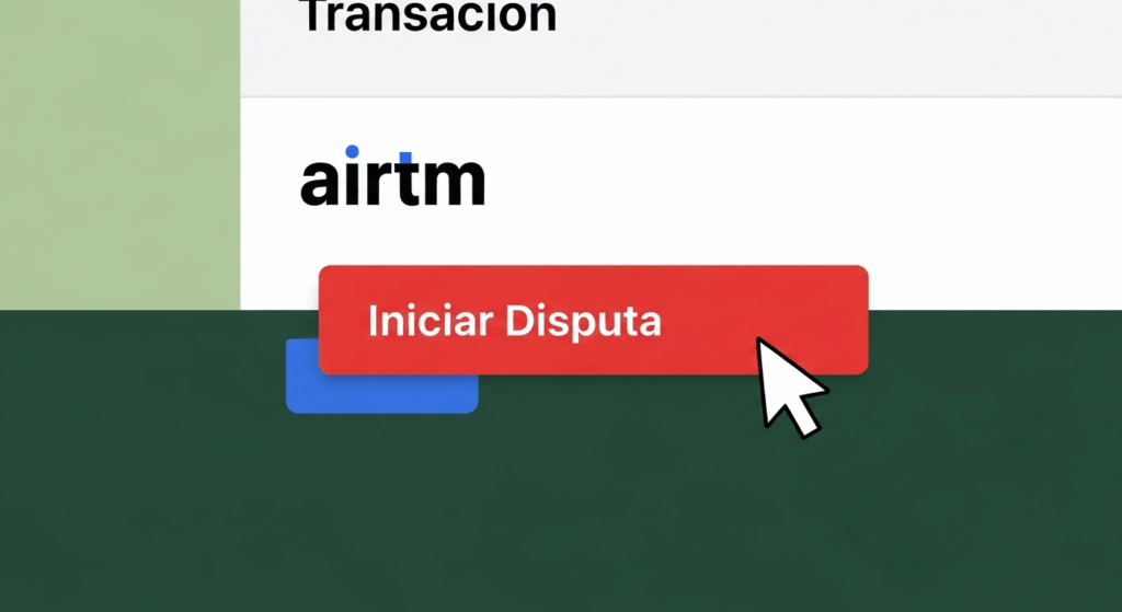 Escenario 3: La transacción está en mediación.